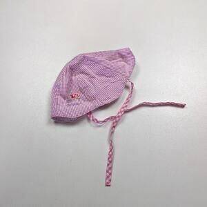 Oshkosh B'gosh Hat Baby Girls Size Infant 0-12m Gingham Seersucker